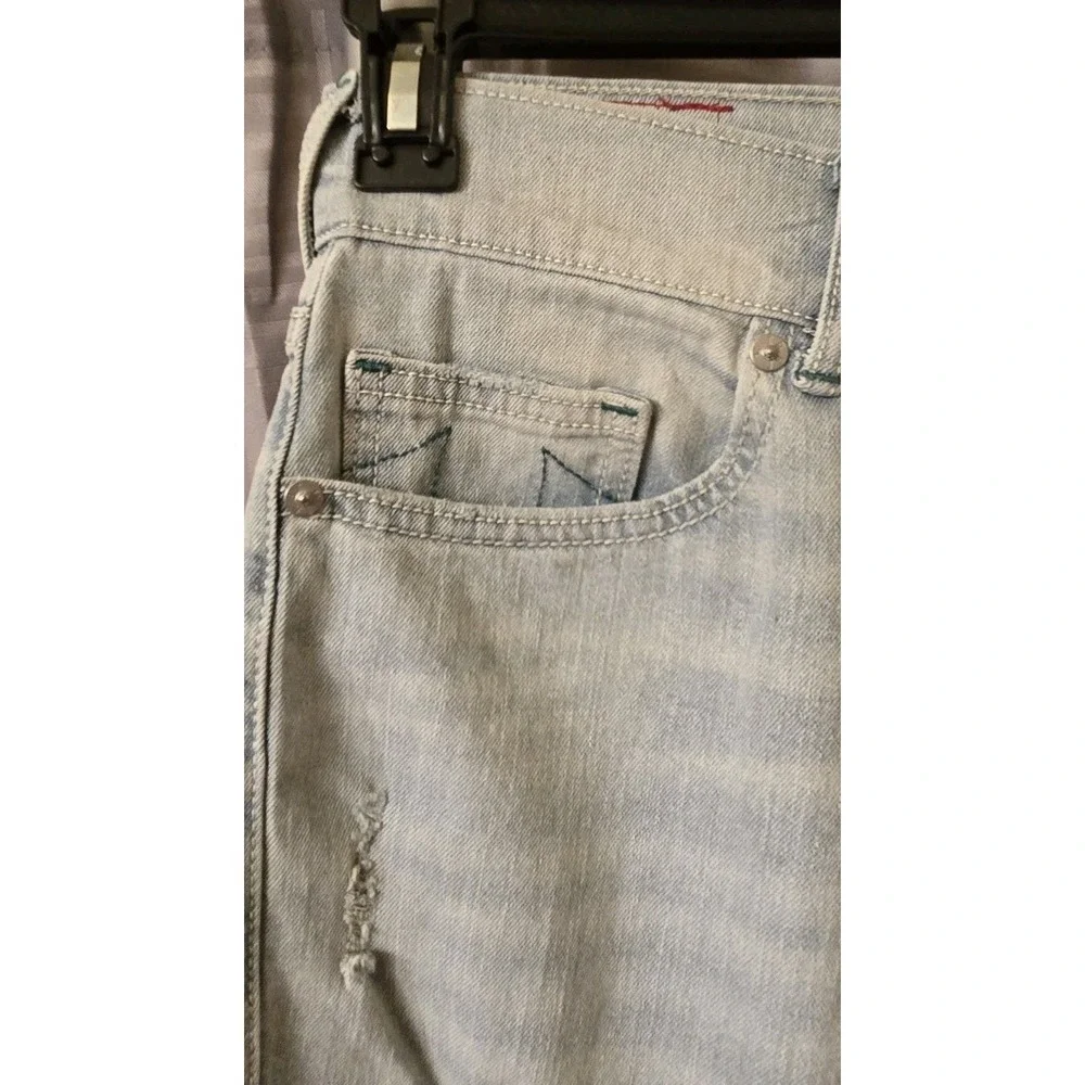 True Religion‎ Men's Jeans Size 29 Geno SN Distressed Slim Fit Light Wash Denim